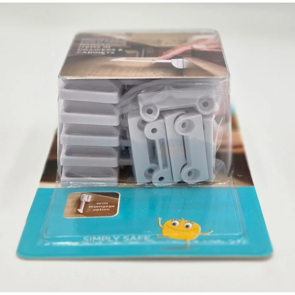 Toddleroo North States Drawer Cabinet Tab‎ Latches Safety Child Proof 10 Pack